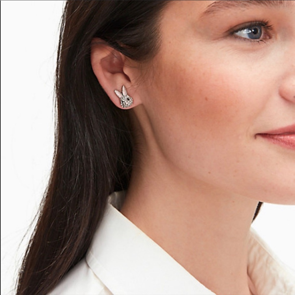 Kate Spade Make Magic Rabbit 🐰 Studs - Picture 6 of 7
